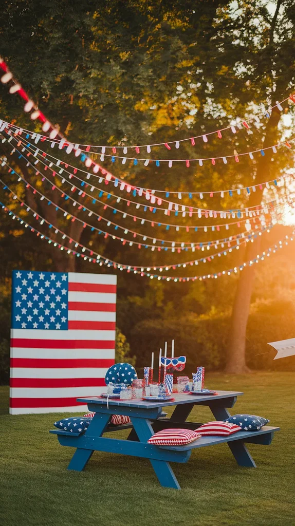 4th of july decorations outdoor