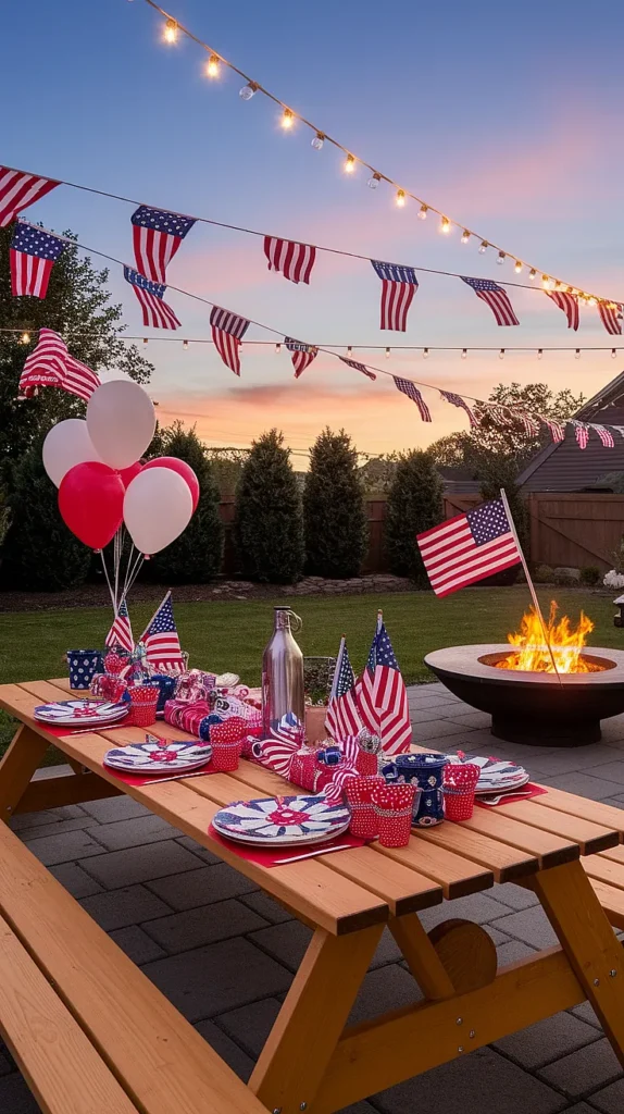 4th of july decorations outdoor