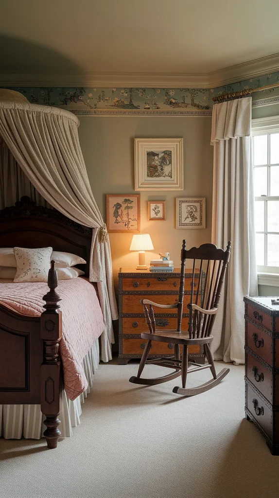 antique bedroom ideas kids