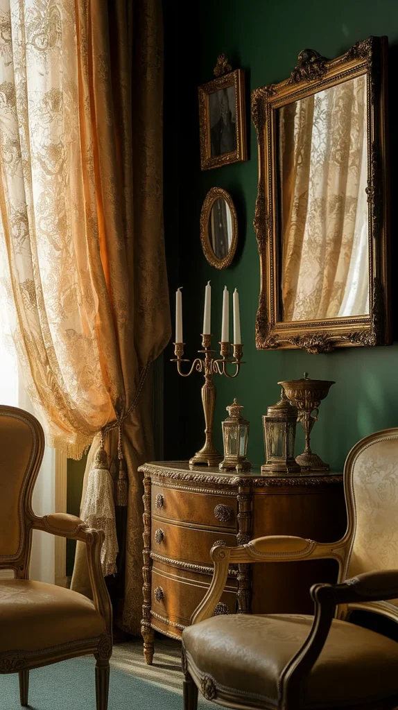 antique gold house décor