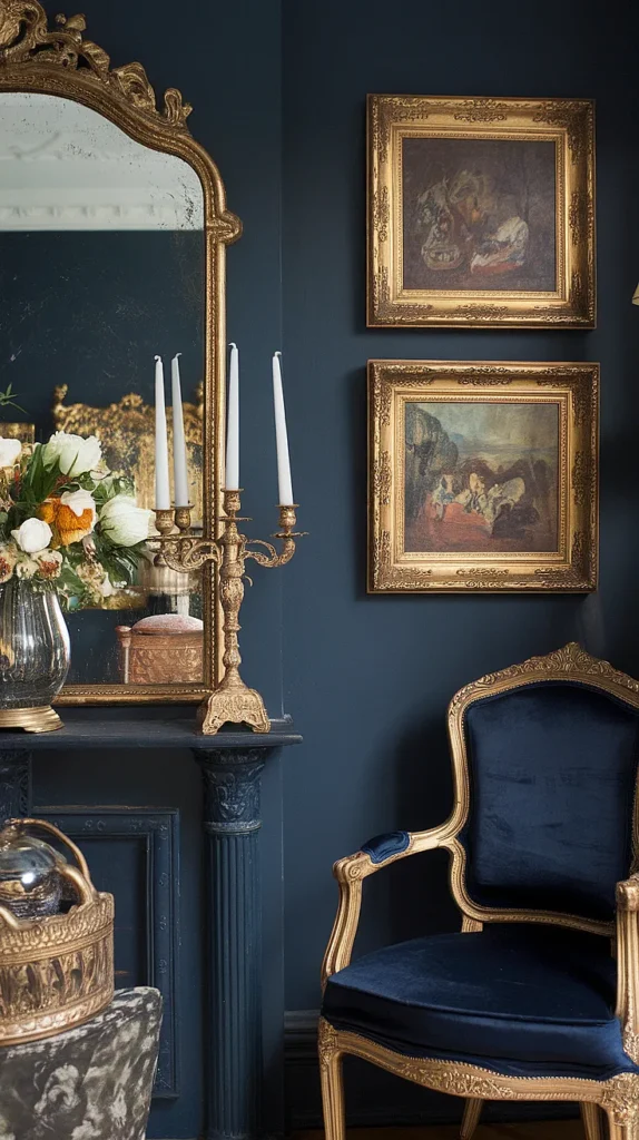 antique gold house décor