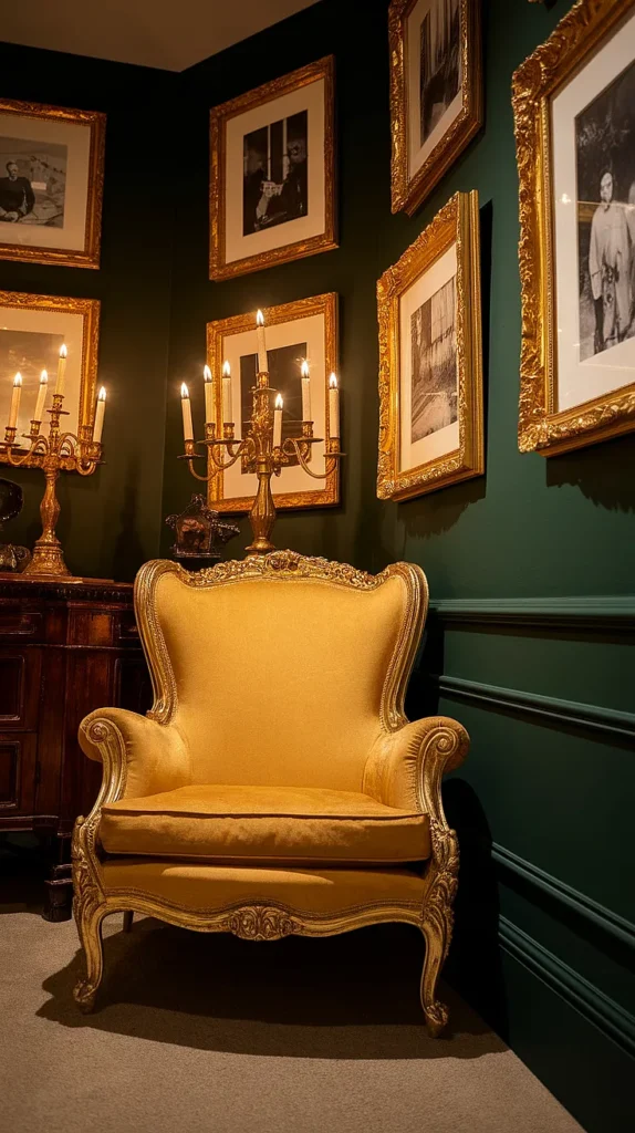 antique gold house décor