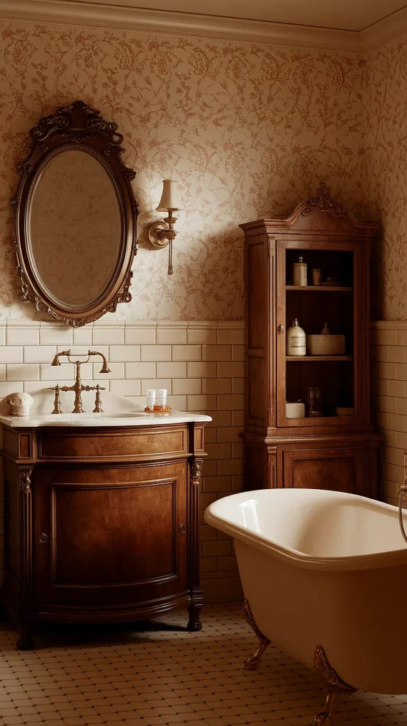 antique house decor bathroom
