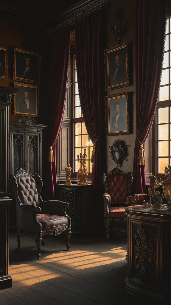 antique house decor moody