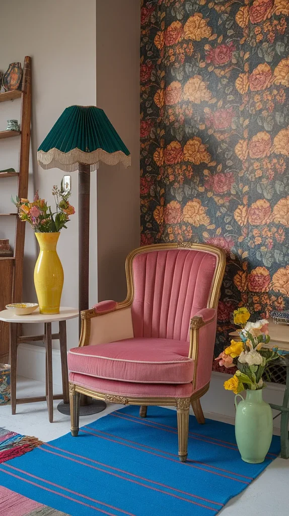 colorful antique house décor