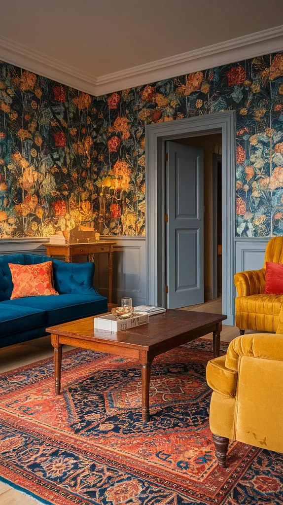 colorful antique house décor