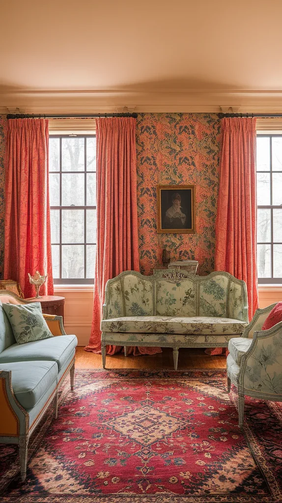 colorful antique house décor