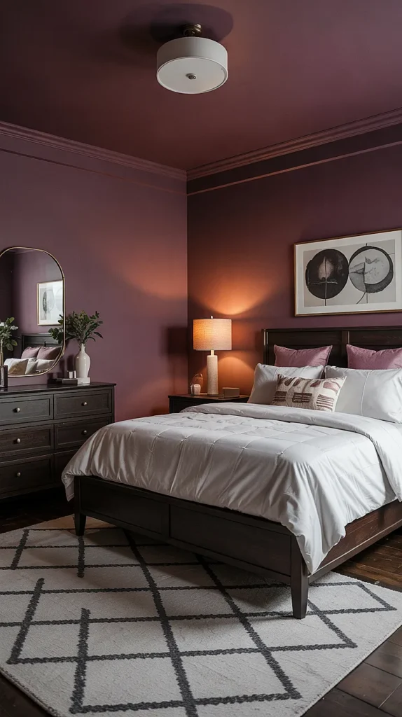 dark plum bedroom ideas