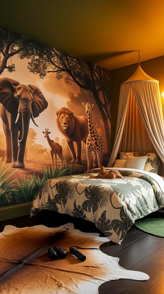 safari bedroom for boys