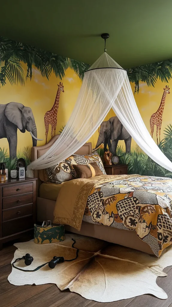 safari bedroom for boys