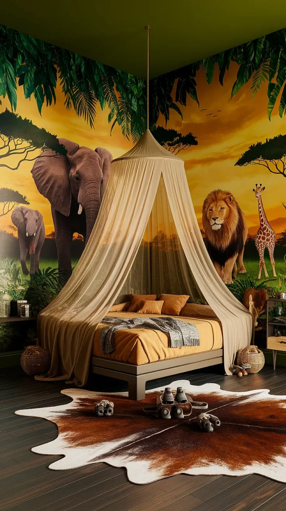 safari bedroom for boys