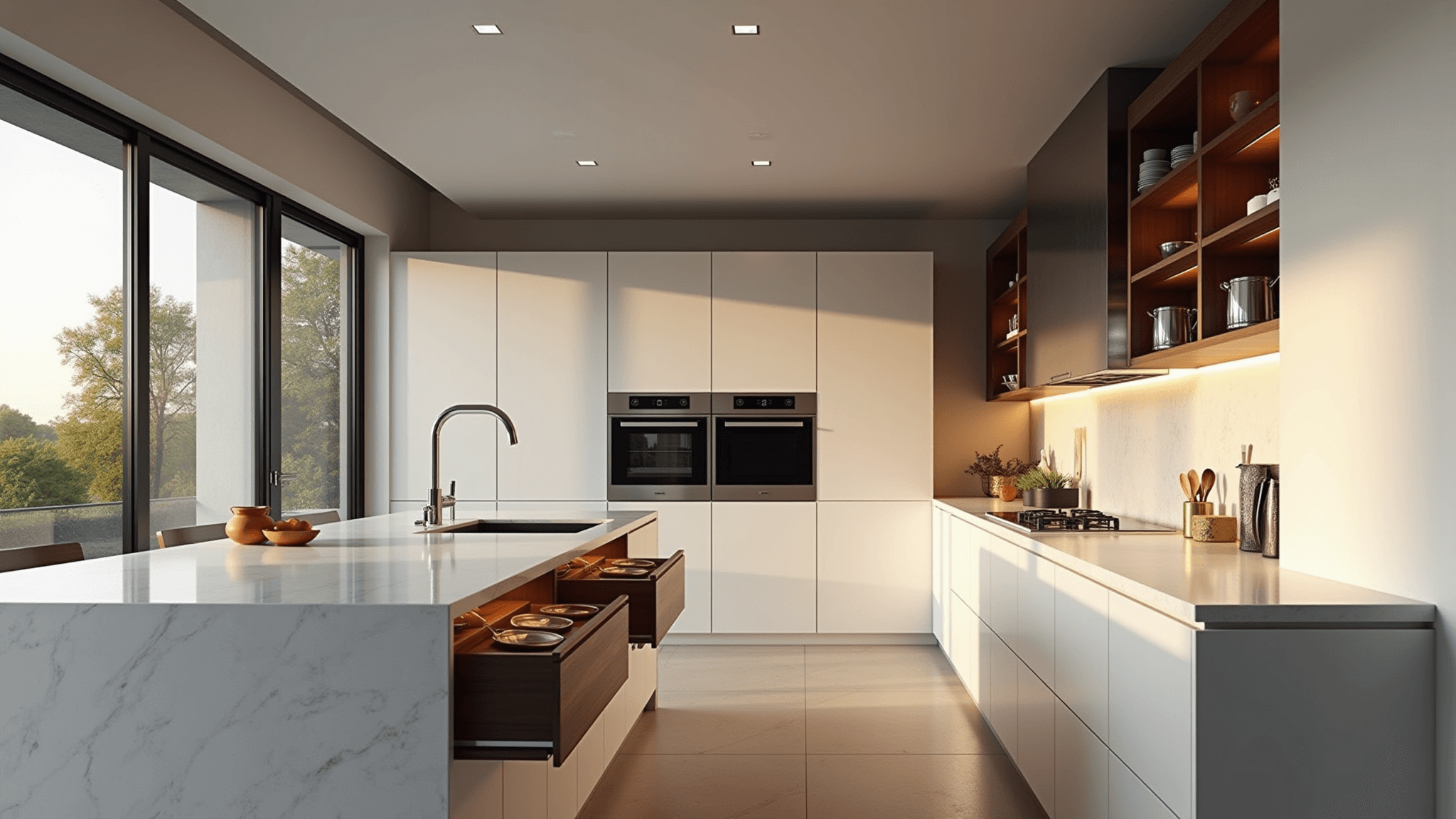 Smart Storage Solutions For A Sleek And Modern Kitchen: Maximize Space ...