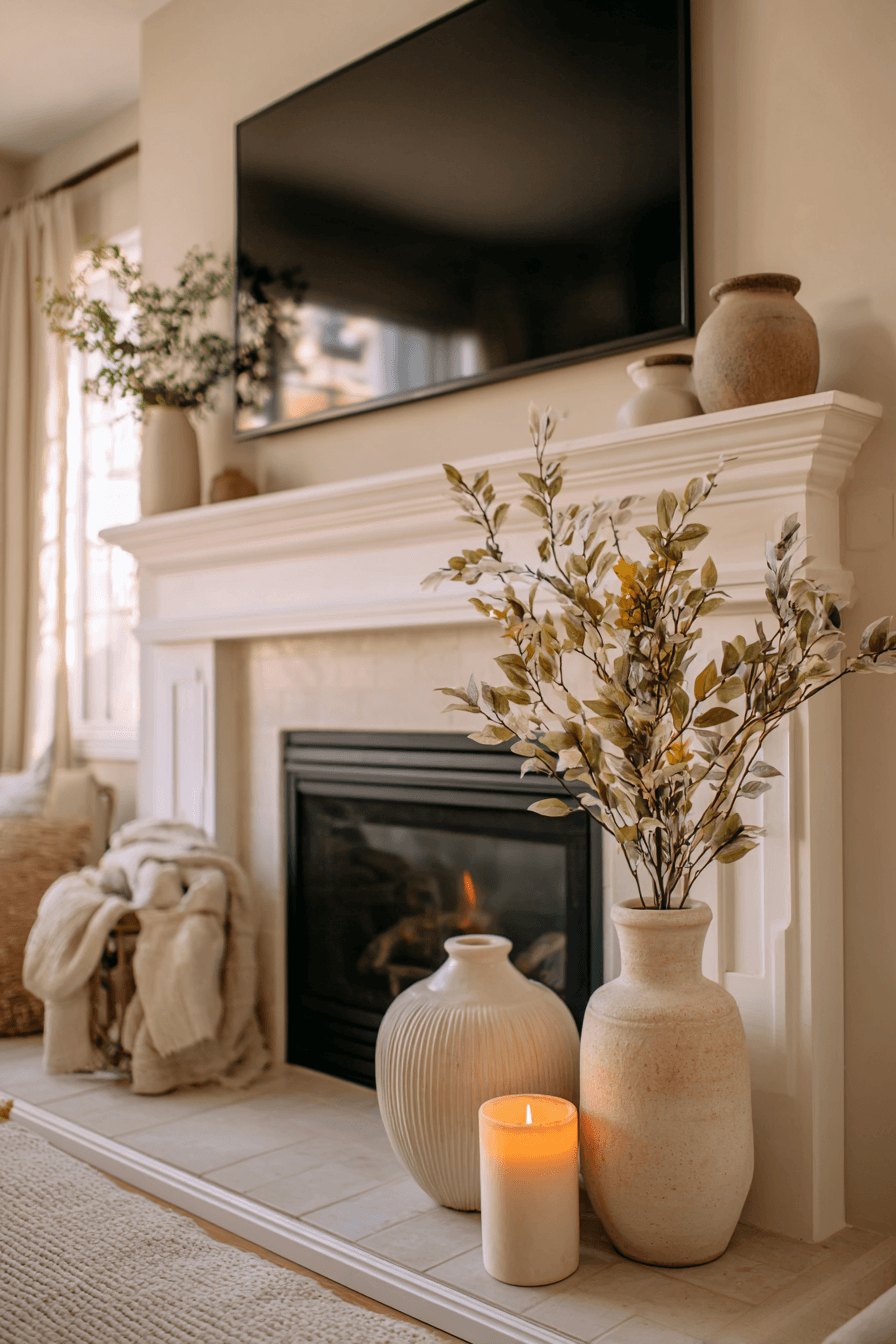 27 Mantle Decor Ideas With a TV for a Stylish Living Room