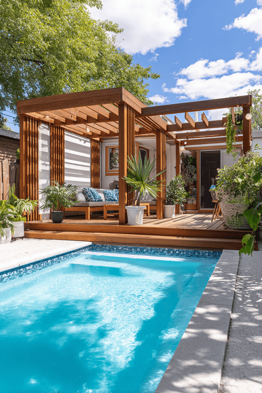 27 Above Ground Pool With Deck Off House Ideas for a Dreamy Backyard Oasis