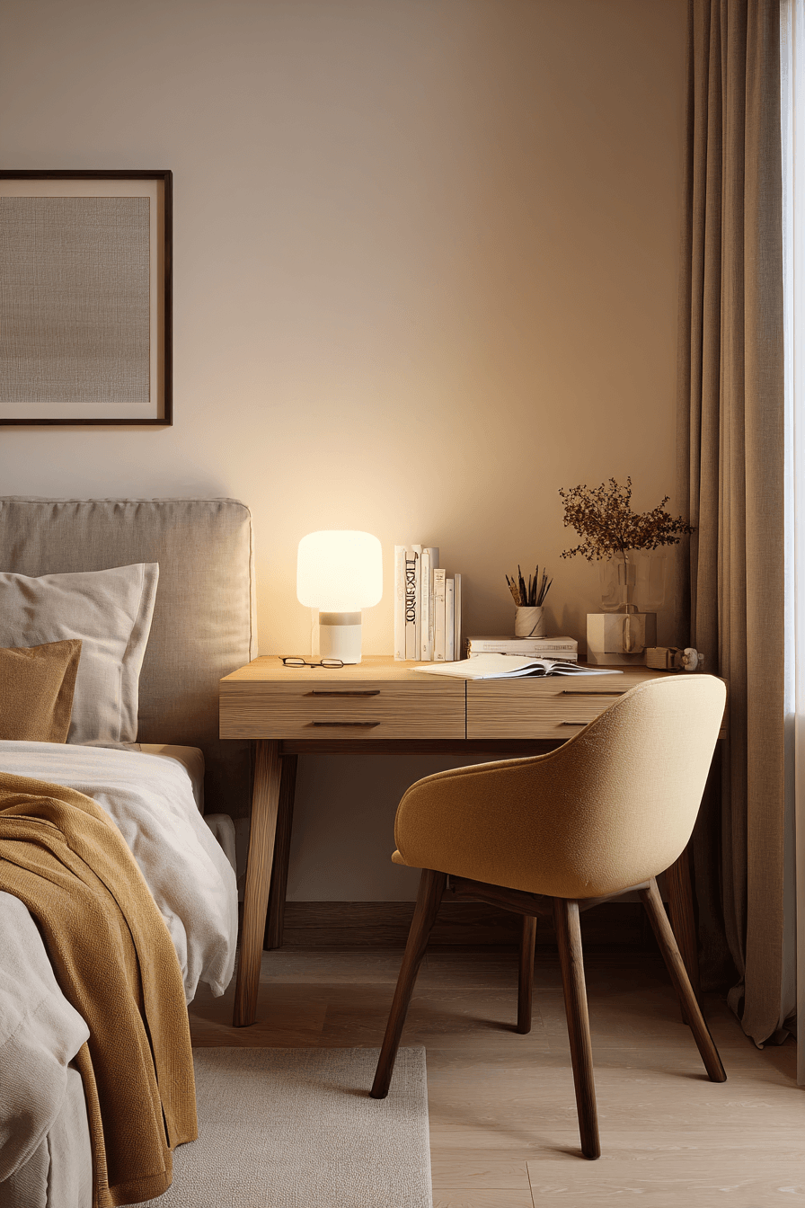 27 Bedroom With Study Table Interior Design Ideas for a Stylish and Productive Space