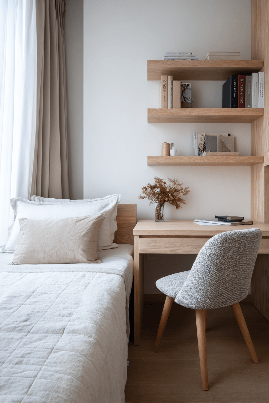 27 Bedroom With Study Table Interior Design Ideas for a Stylish and Productive Space