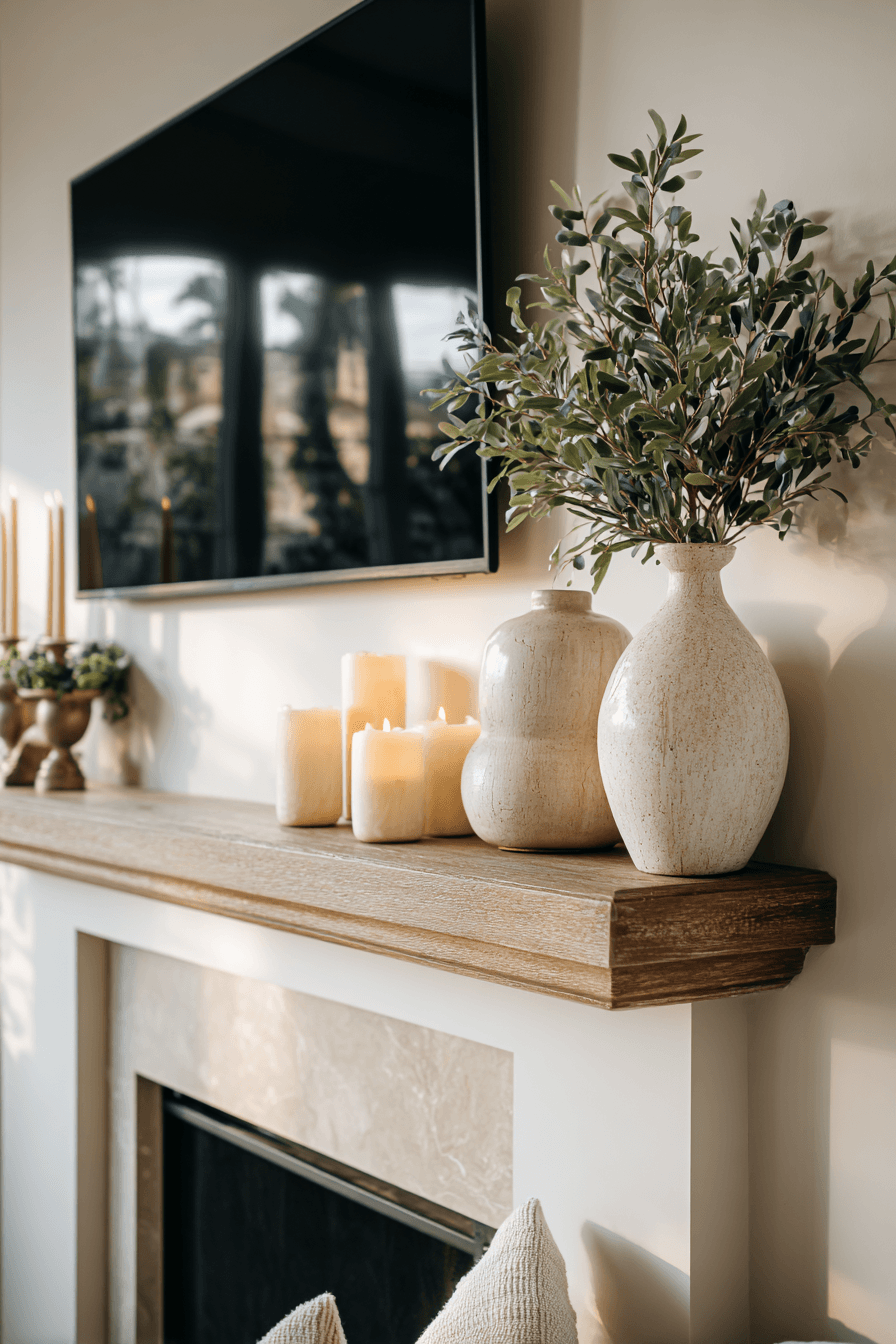 27 Mantle Decor Ideas With a TV for a Stylish Living Room