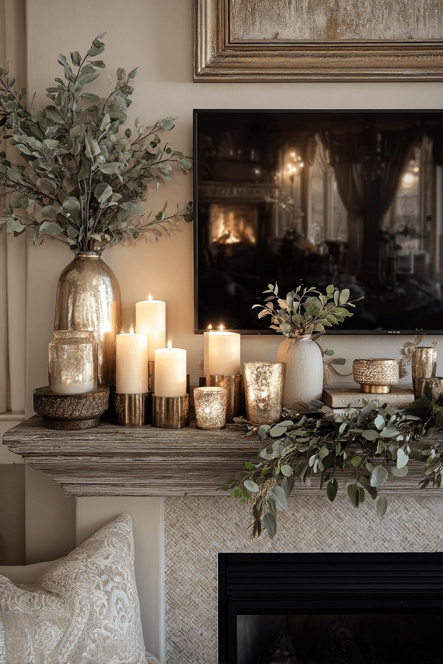 27 Mantle Decor Ideas With a TV for a Stylish Living Room