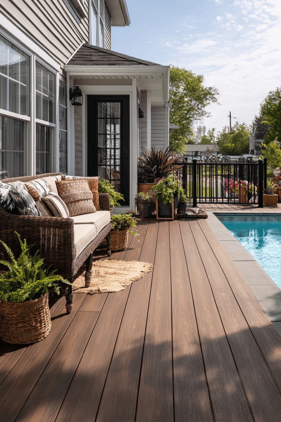 27 Above Ground Pool With Deck Off House Ideas for a Dreamy Backyard Oasis