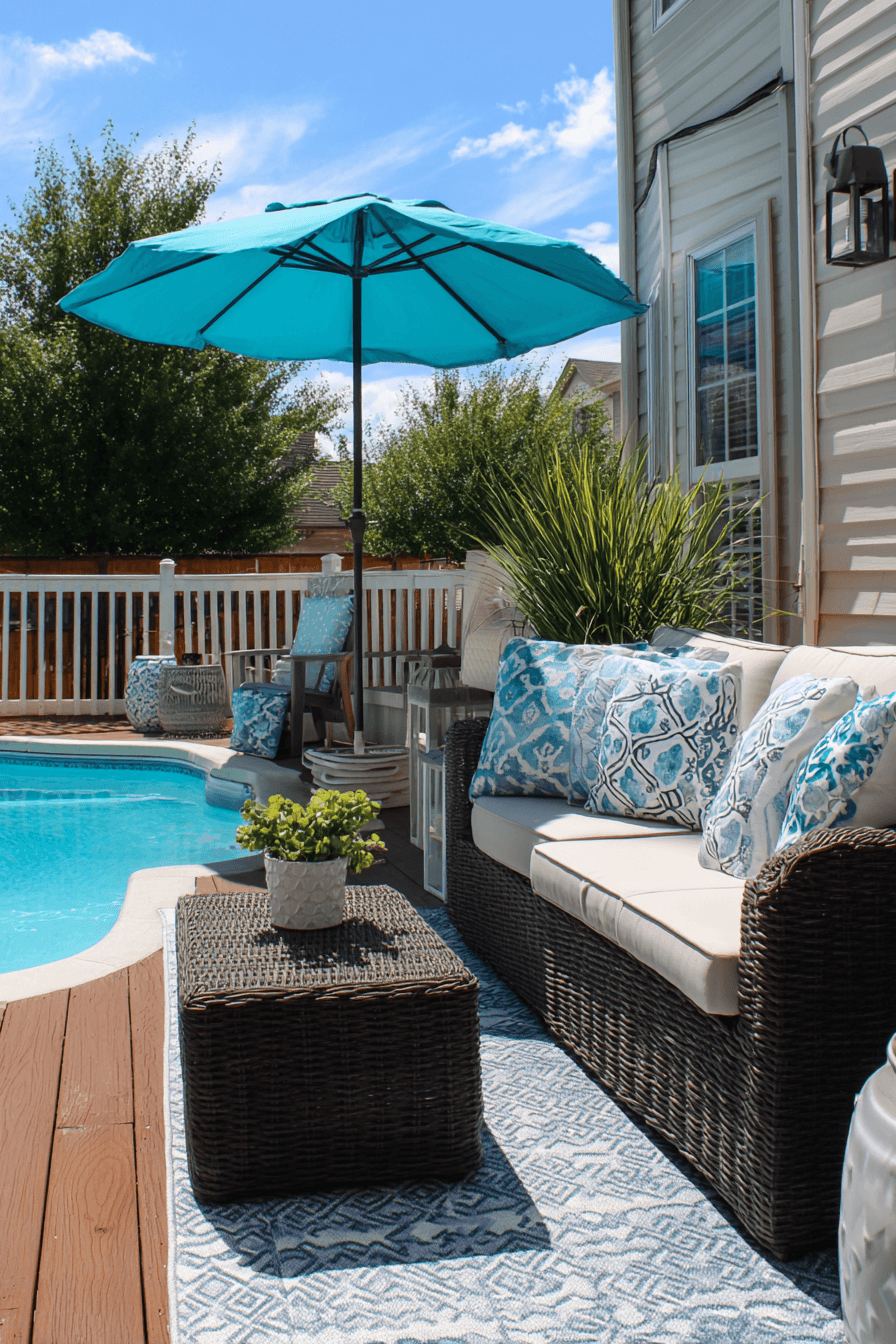 27 Above Ground Pool With Deck Off House Ideas for a Dreamy Backyard Oasis