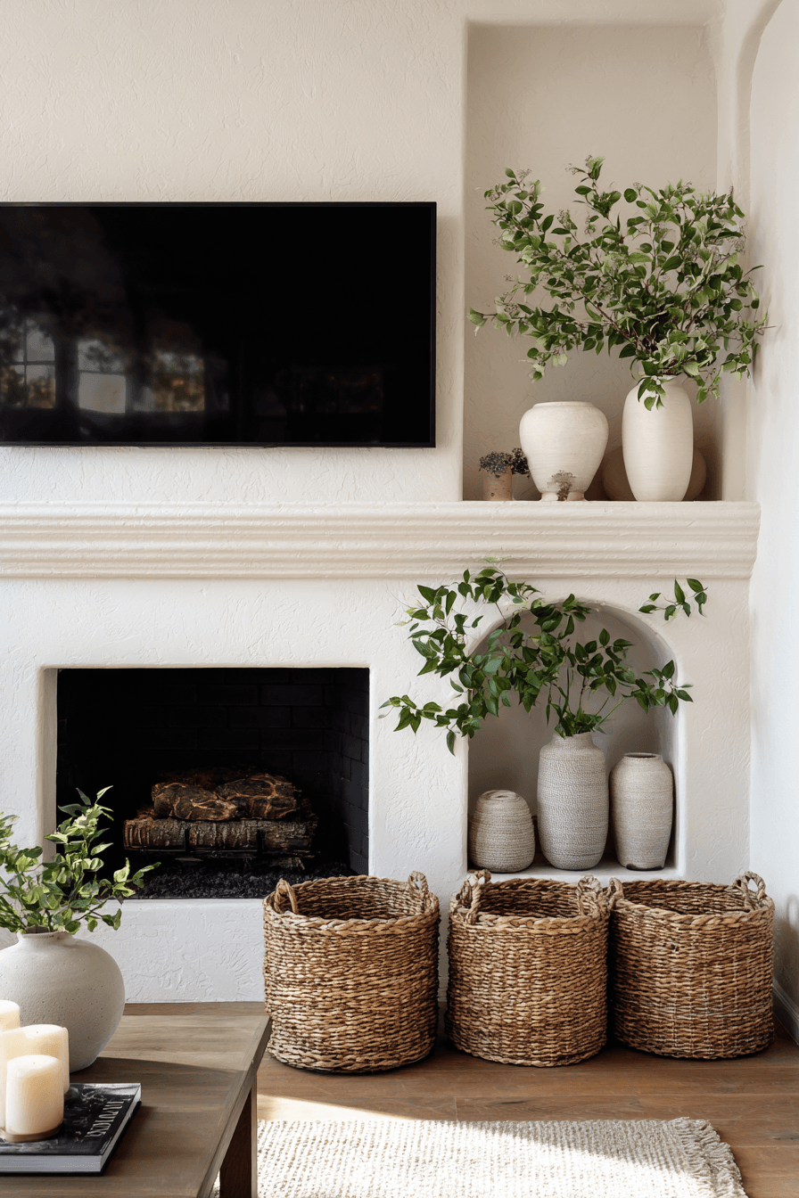27 Mantle Decor Ideas With a TV for a Stylish Living Room