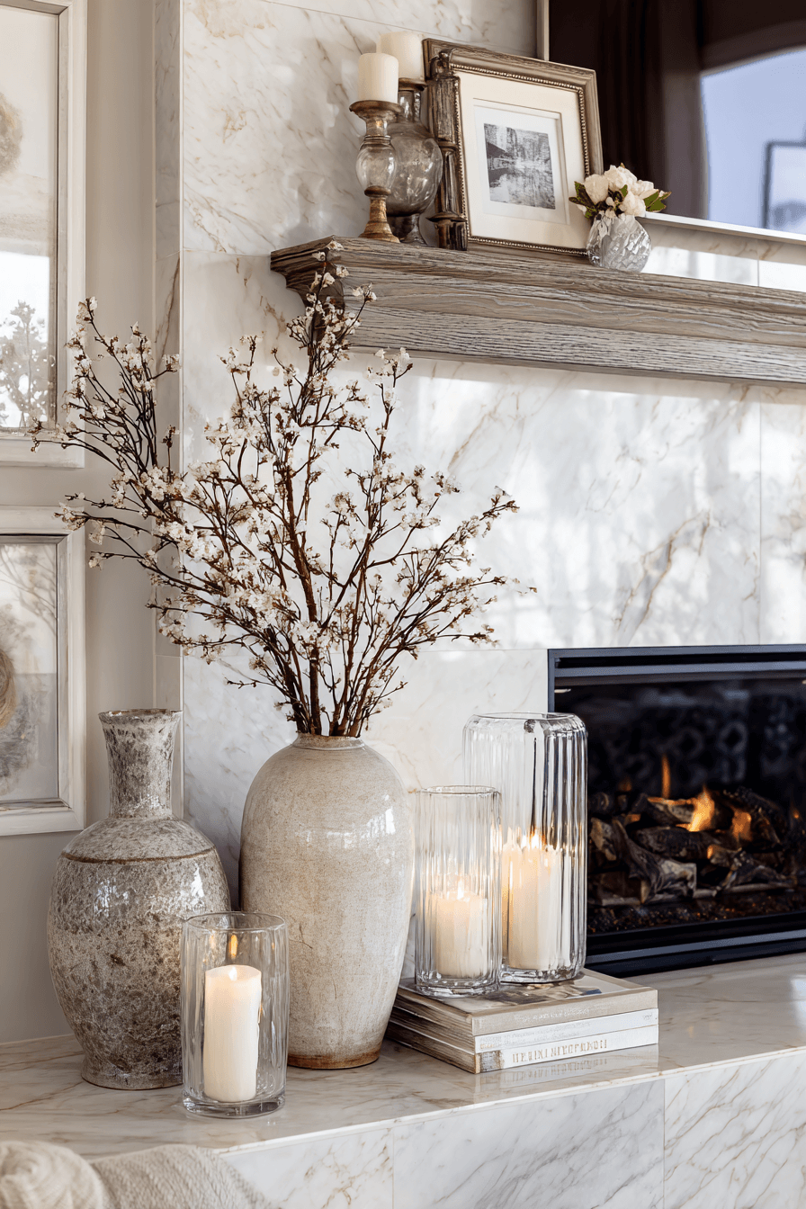27 Mantle Decor Ideas With a TV for a Stylish Living Room