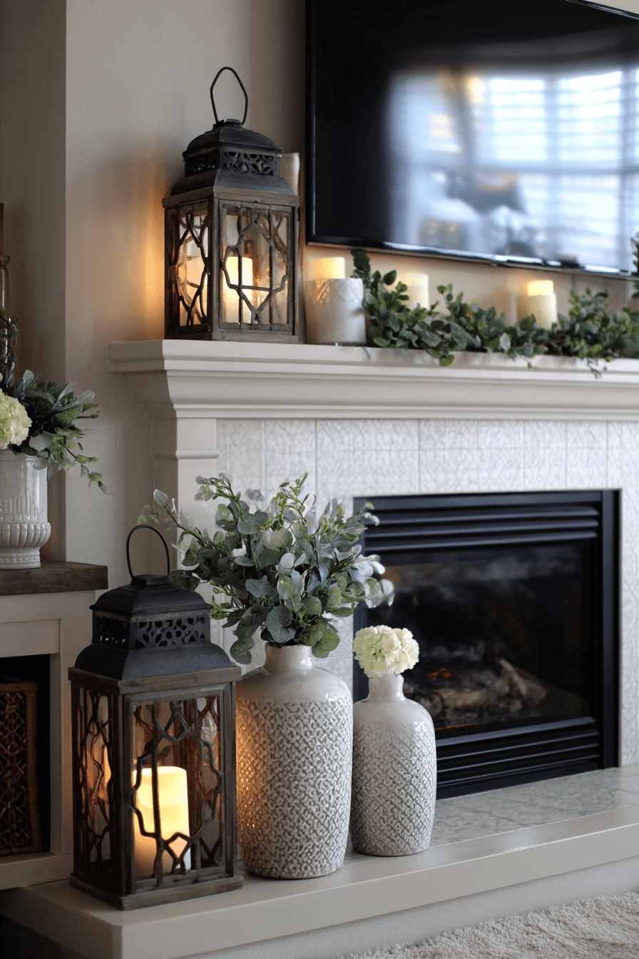 27 Mantle Decor Ideas With a TV for a Stylish Living Room
