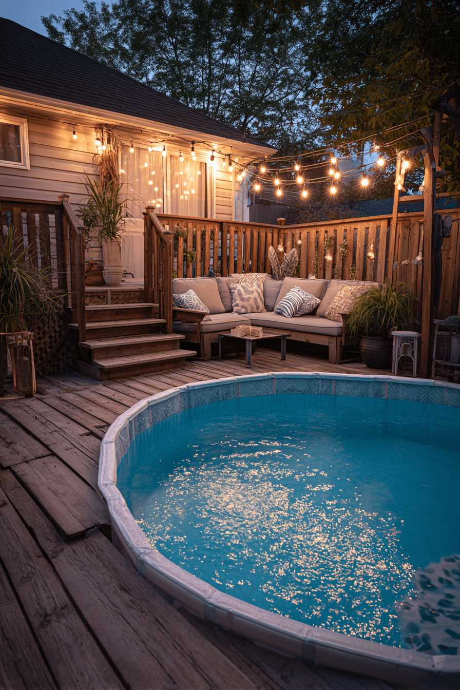 27 Above Ground Pool With Deck Off House Ideas for a Dreamy Backyard Oasis