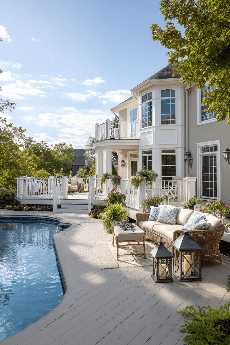 27 Above Ground Pool With Deck Off House Ideas for a Dreamy Backyard Oasis