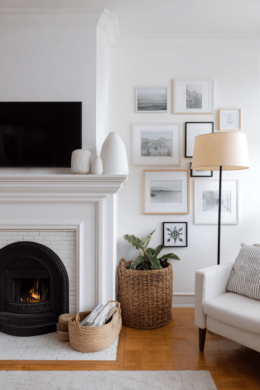 27 Mantle Decor Ideas With a TV for a Stylish Living Room
