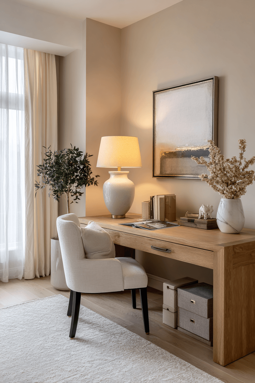 27 Wooden Study Table Ideas for a Cozy and Organized Study Corner