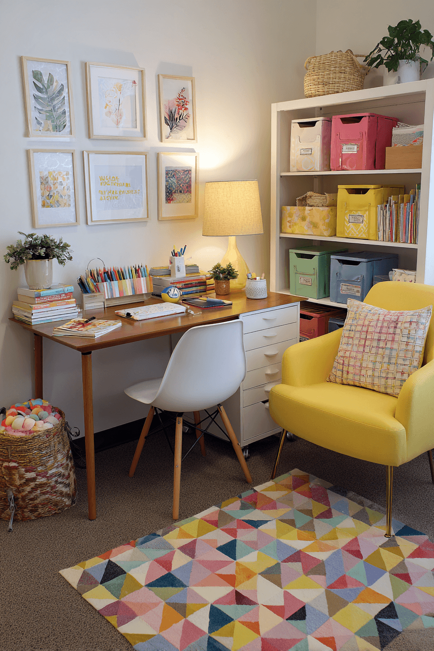 27 Dopamine Decor Office Looks That Bring Joy to Your Desk