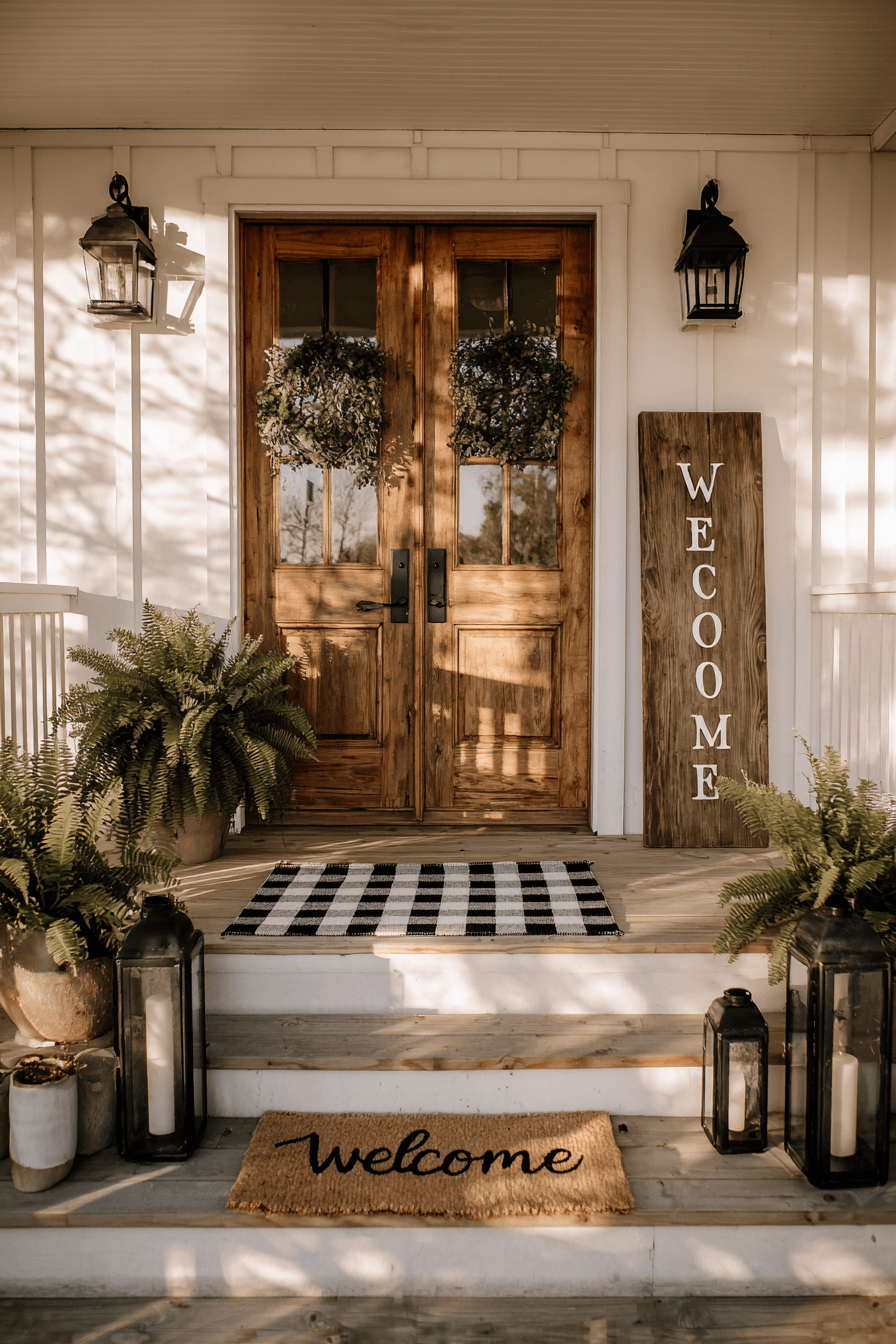 27 Farmhouse Porch Decor Ideas for a Cozy Front Porch Refresh
