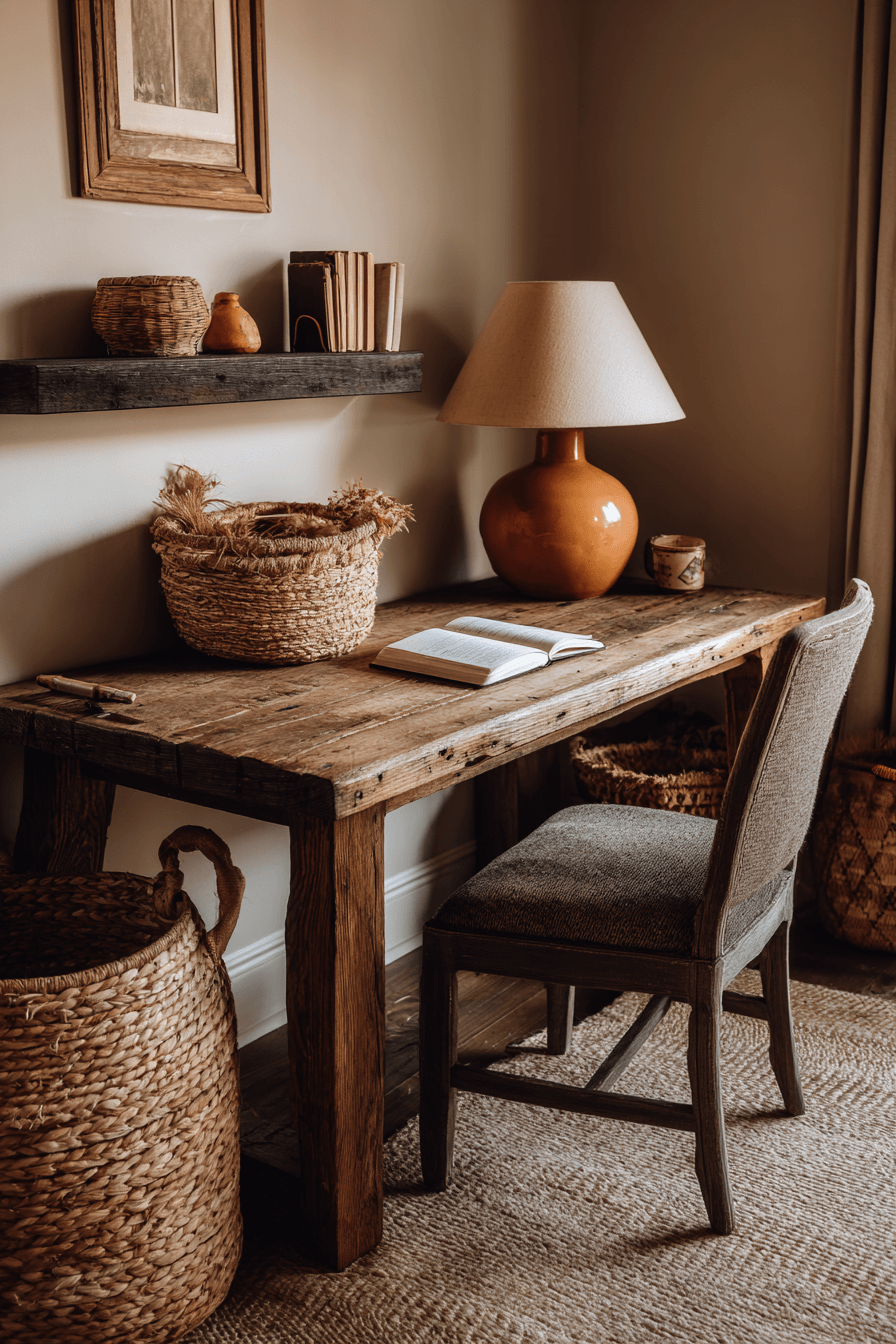 27 Wooden Study Table Ideas for a Cozy and Organized Study Corner