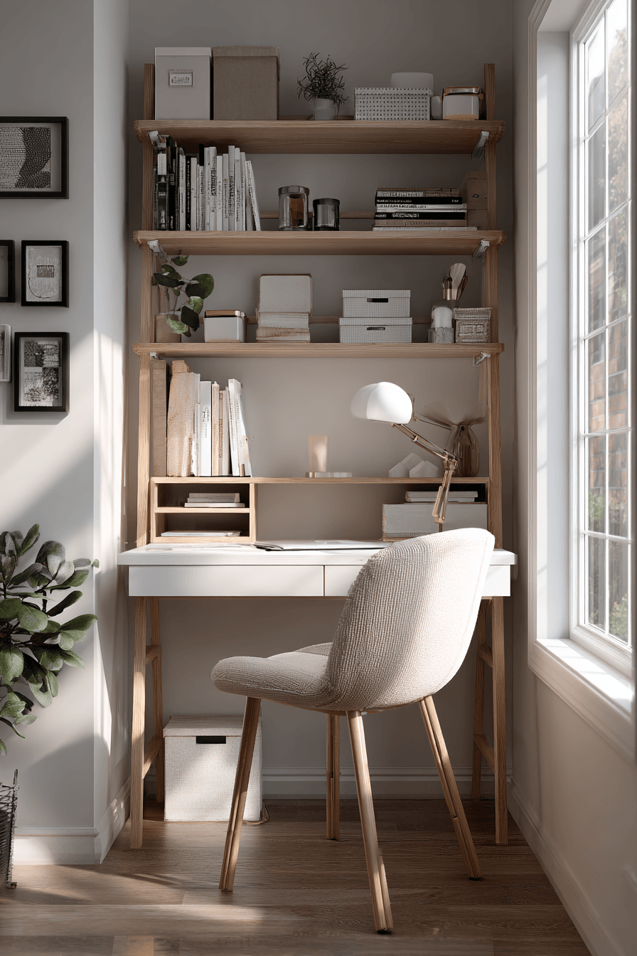 27 Wooden Study Table Ideas for a Cozy and Organized Study Corner
