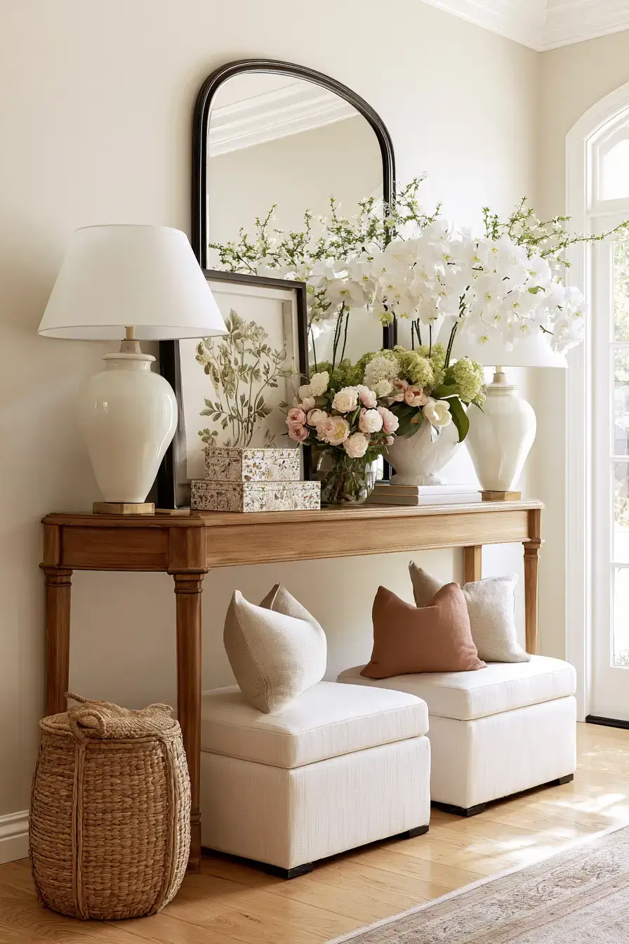 27 Luxury Console Table Ideas For A Stunning Entryway