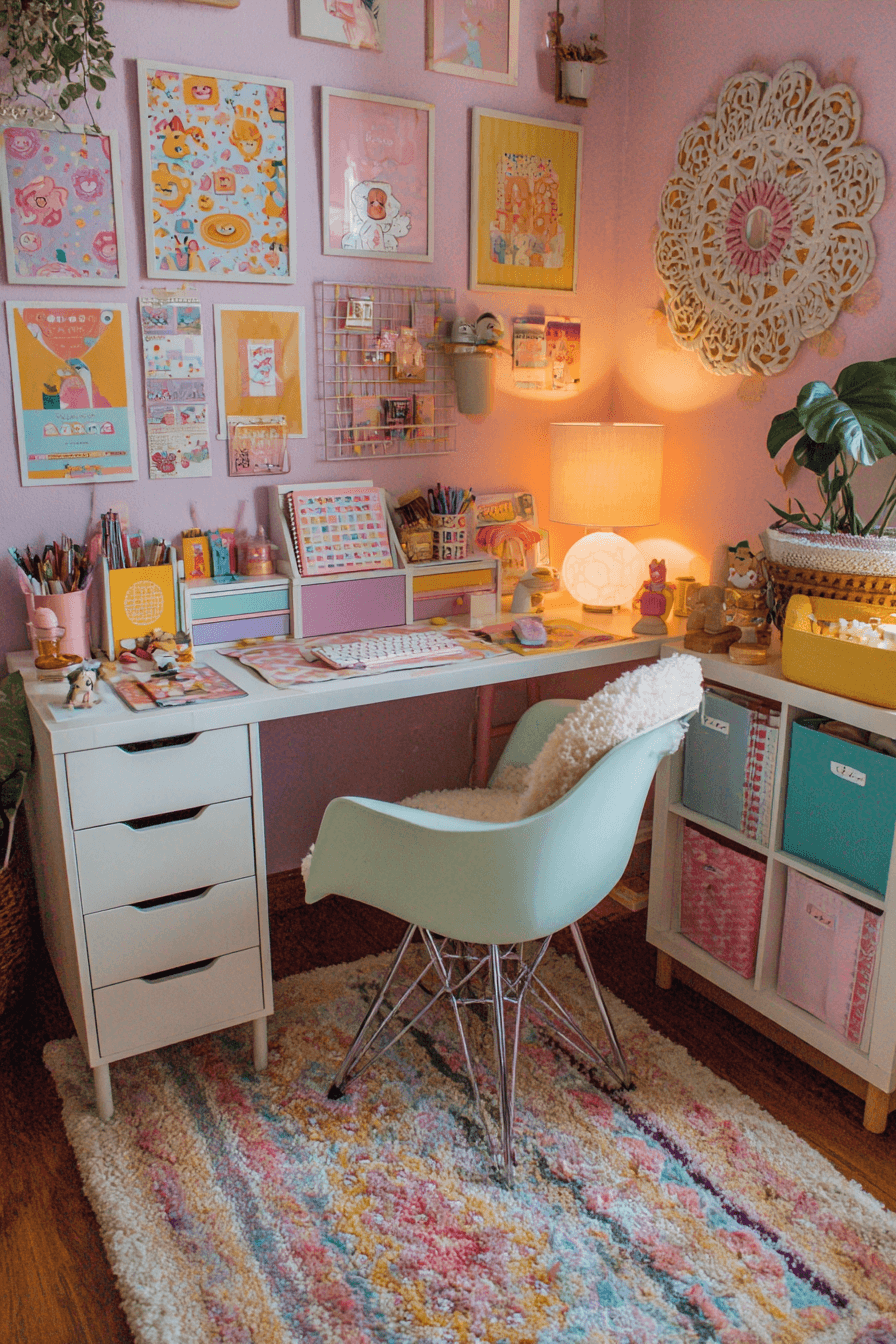 27 Dopamine Decor Office Looks That Bring Joy to Your Desk