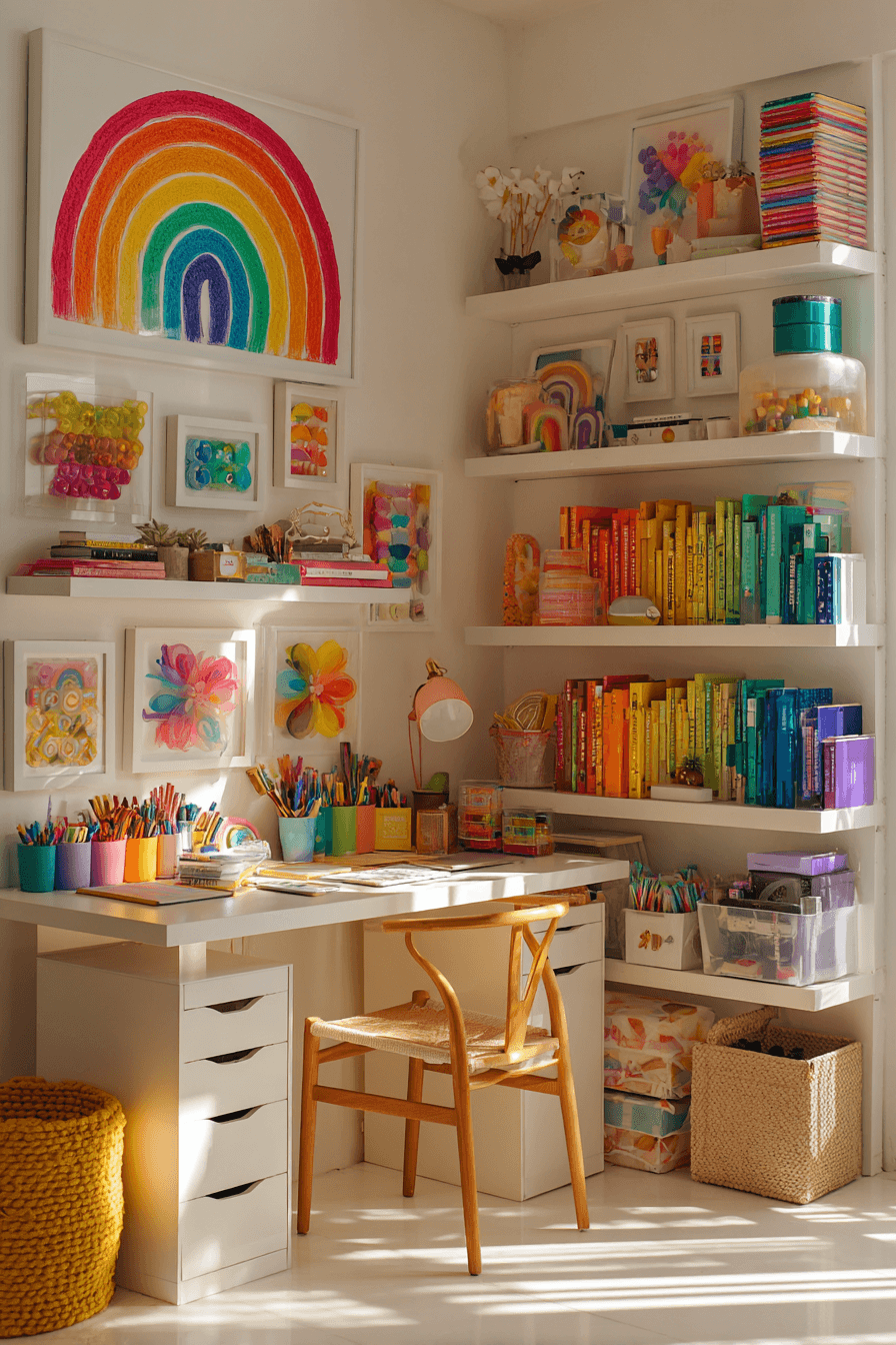 27 Dopamine Decor Office Looks That Bring Joy to Your Desk