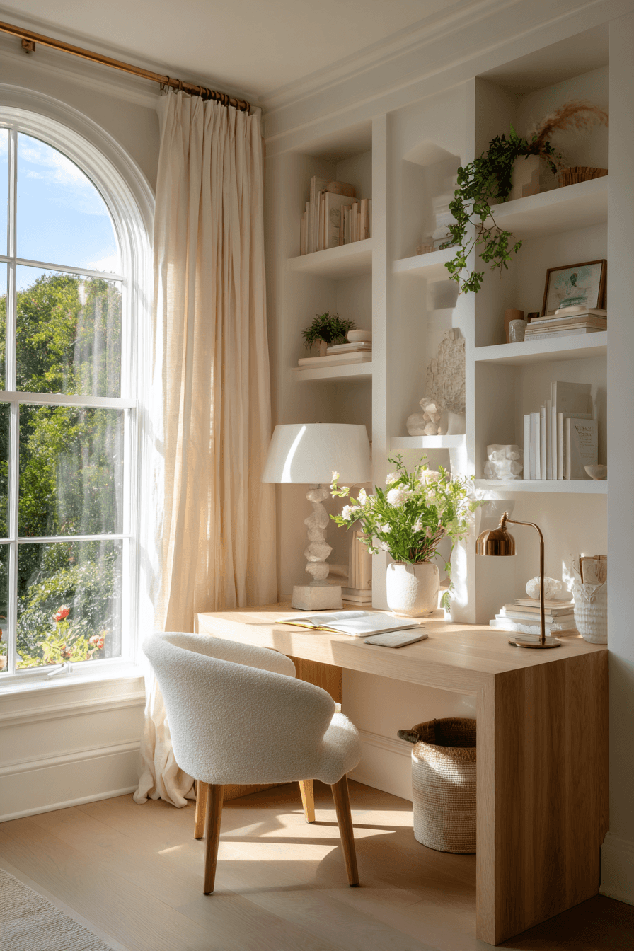 27 Wooden Study Table Ideas for a Cozy and Organized Study Corner