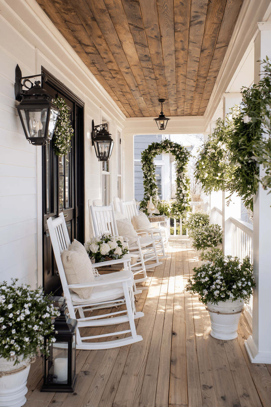 27 Farmhouse Porch Decor Ideas for a Cozy Front Porch Refresh