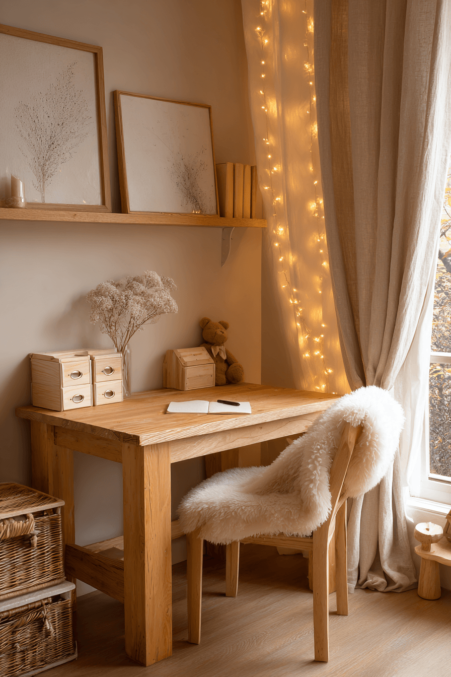 27 Wooden Study Table Ideas for a Cozy and Organized Study Corner