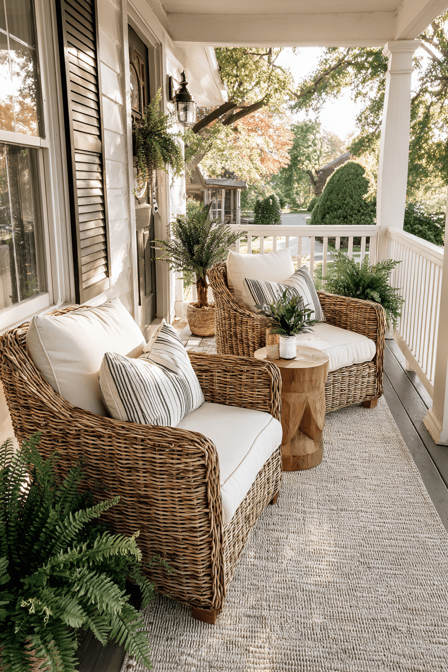 27 Farmhouse Porch Decor Ideas for a Cozy Front Porch Refresh