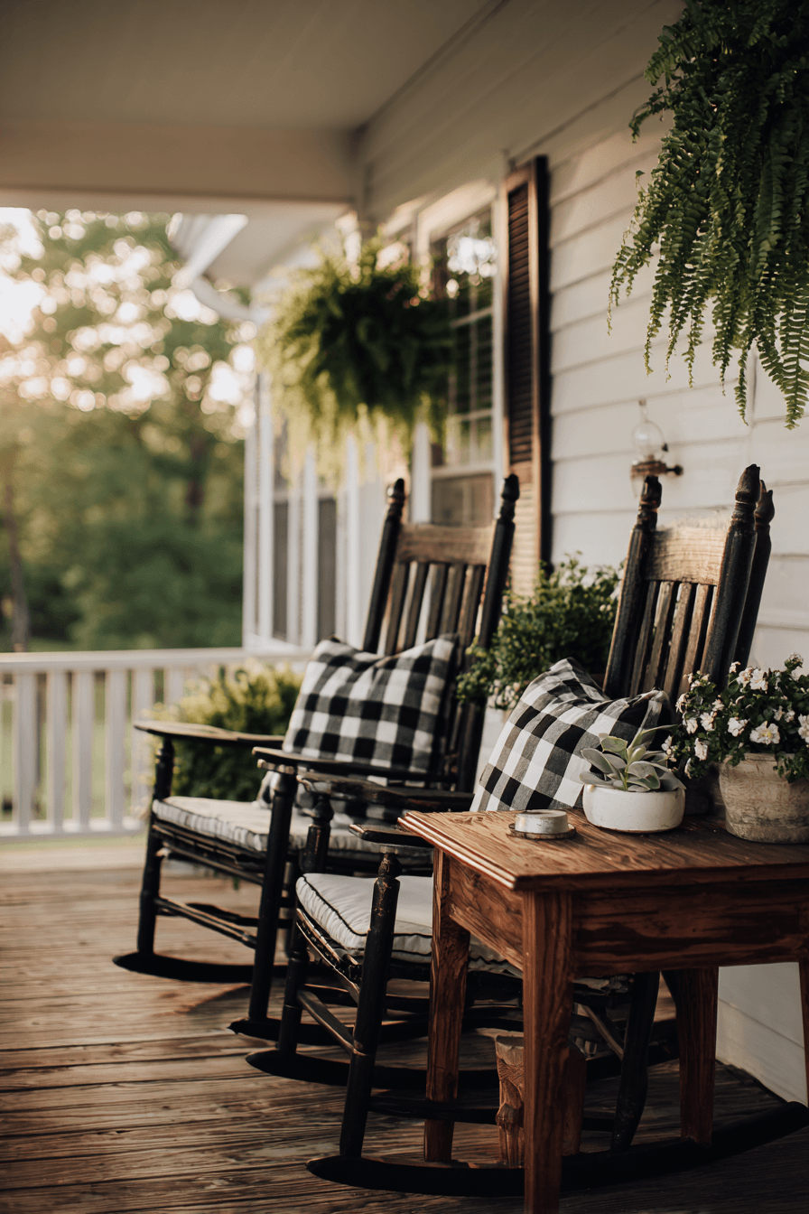 27 Farmhouse Porch Decor Ideas for a Cozy Front Porch Refresh