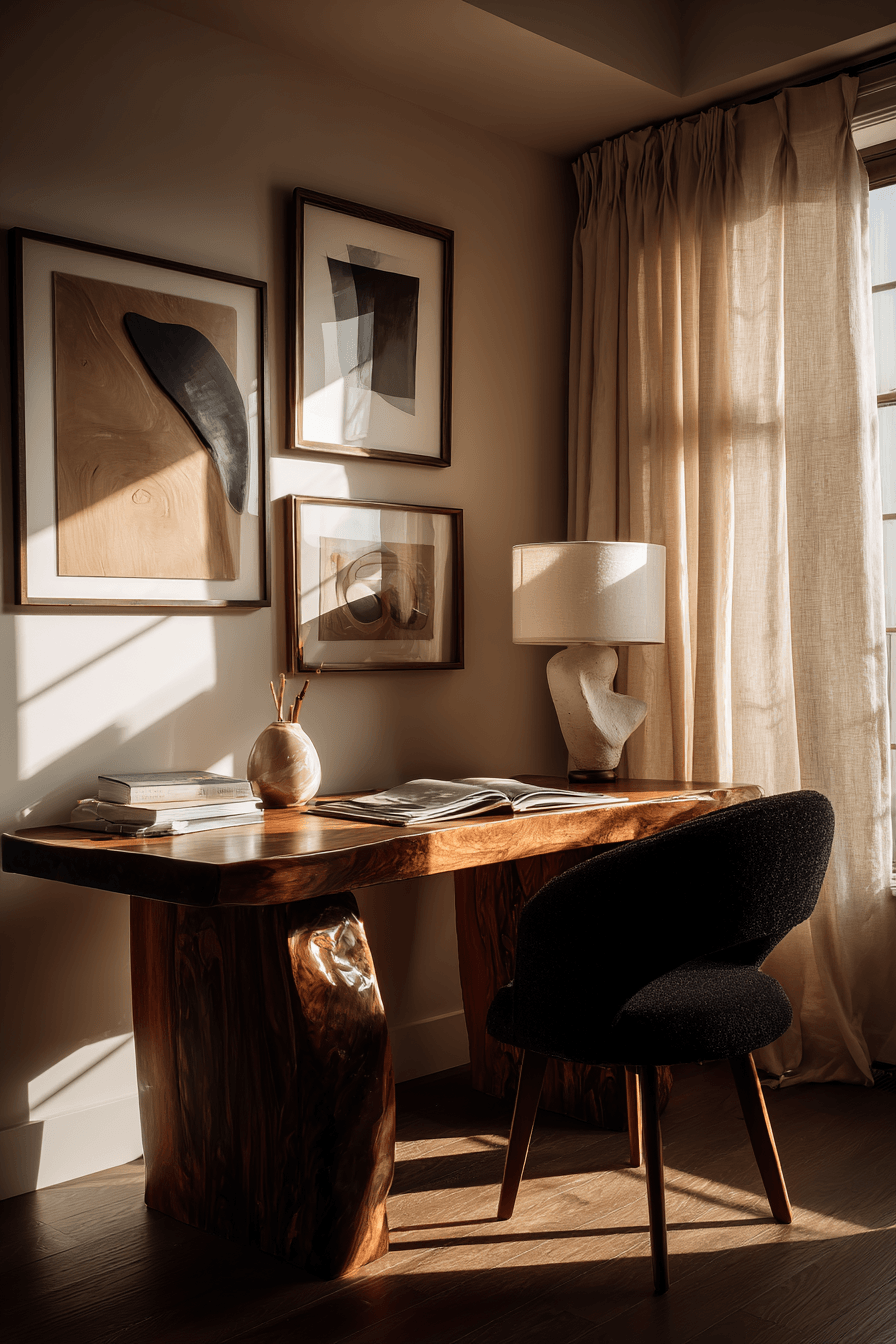 27 Wooden Study Table Ideas for a Cozy and Organized Study Corner