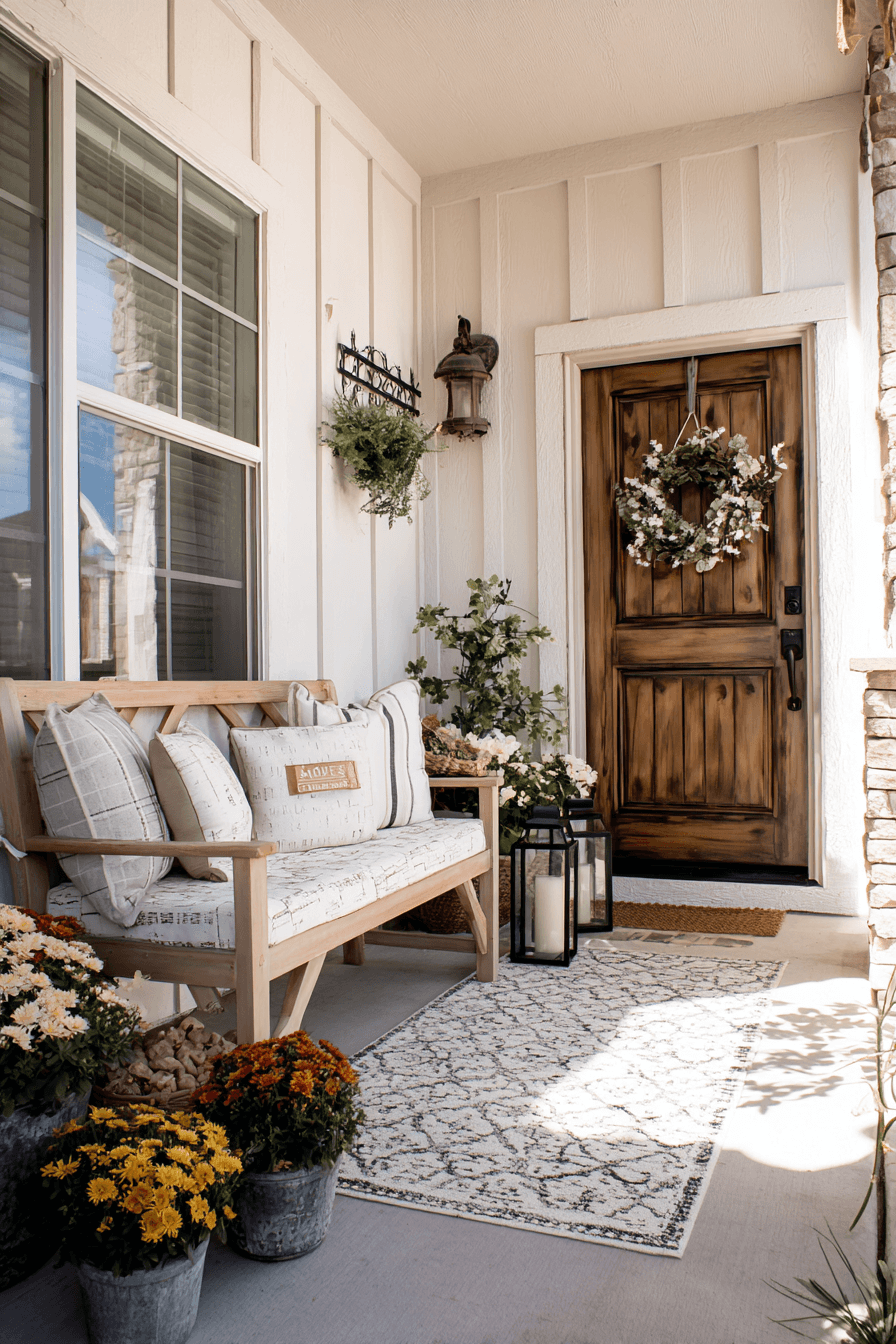 27 Farmhouse Porch Decor Ideas for a Cozy Front Porch Refresh
