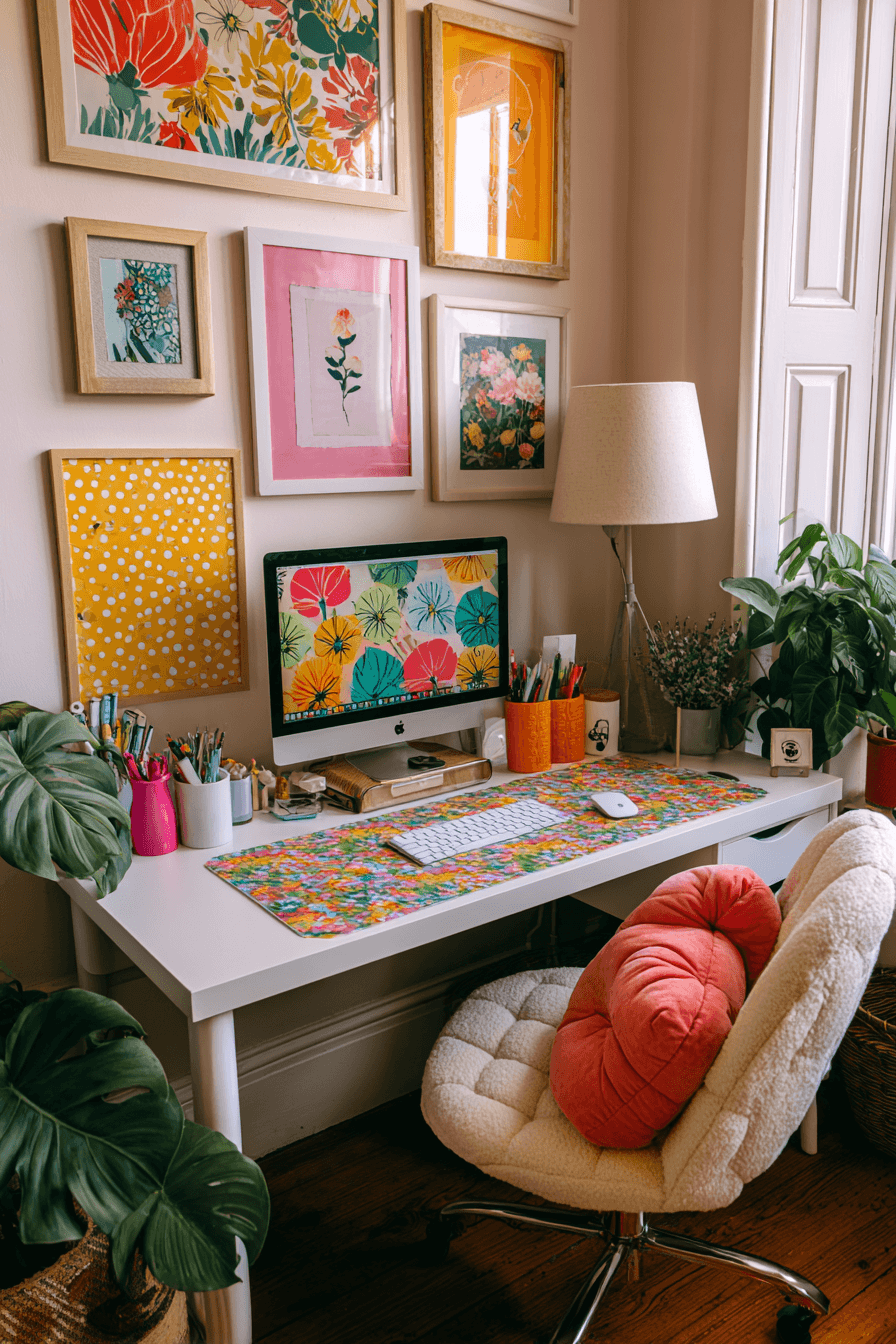 27 Dopamine Decor Office Looks That Bring Joy to Your Desk