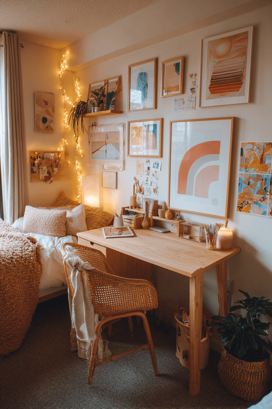 27 Wooden Study Table Ideas for a Cozy and Organized Study Corner